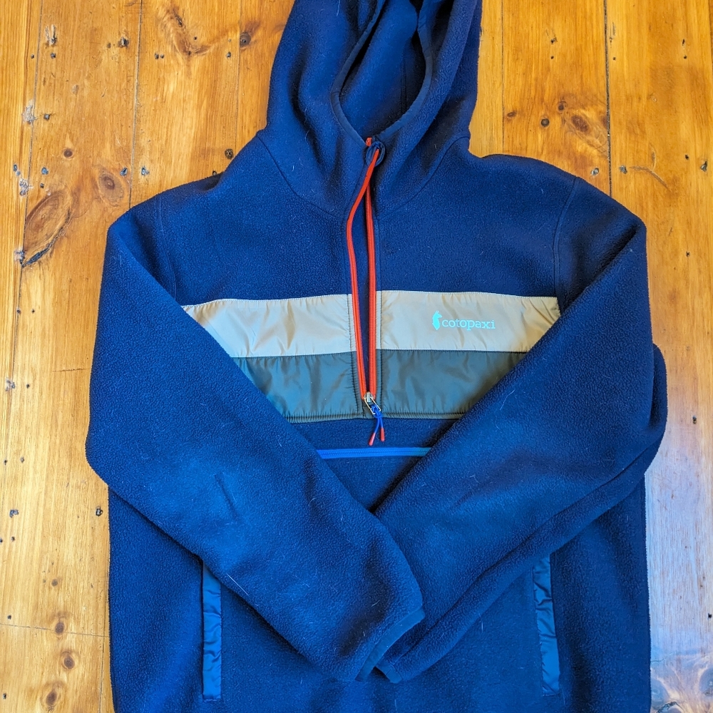 Cotopaxi Teca Fleece Hooded Half Zip Jacket Size L